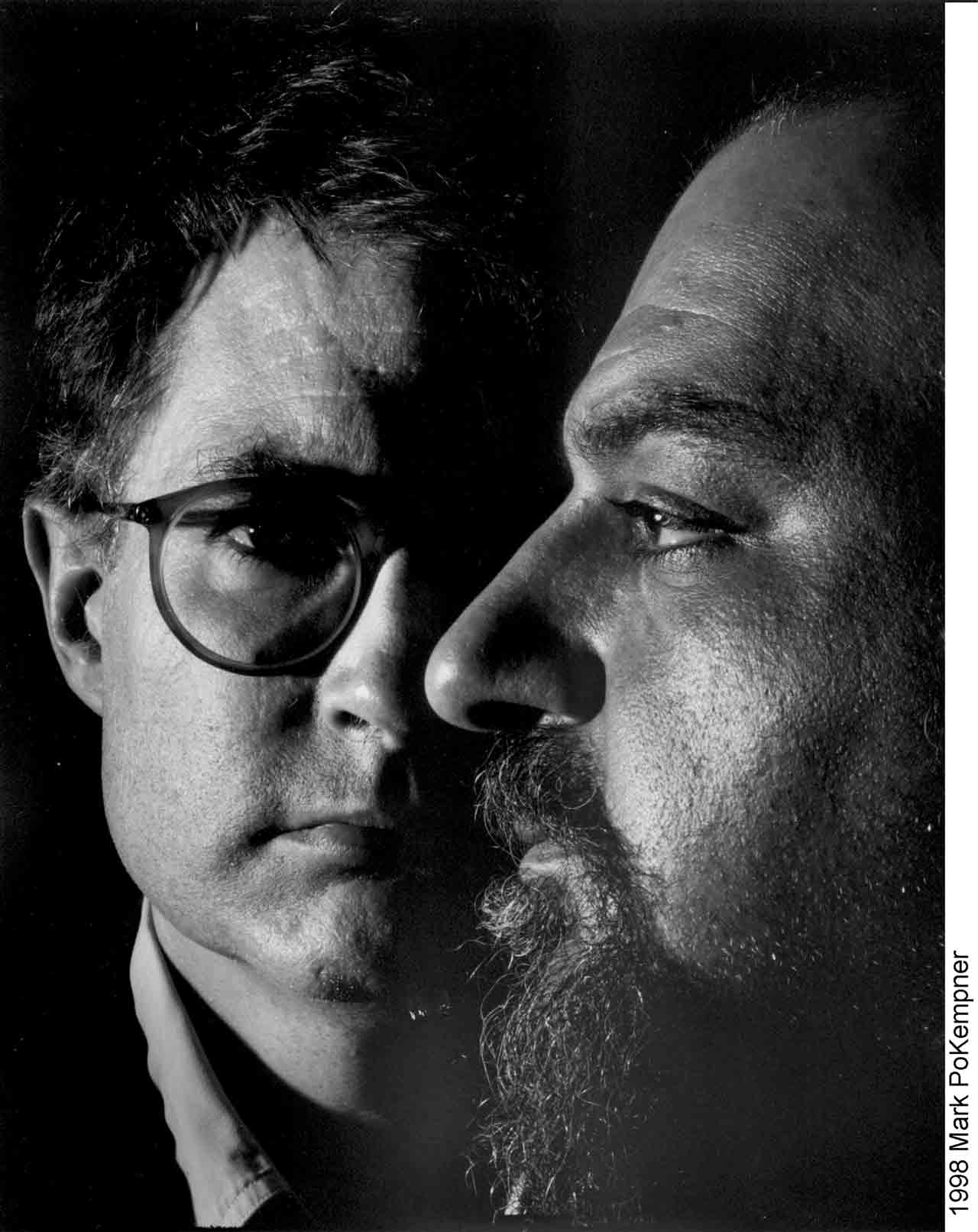 Jim Baker and Michael Zerang - photo by Marc PoKempner 1998