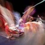 Michael Zerang and Hamid Drake - Taiko photo by Lauren Deutsch 2015