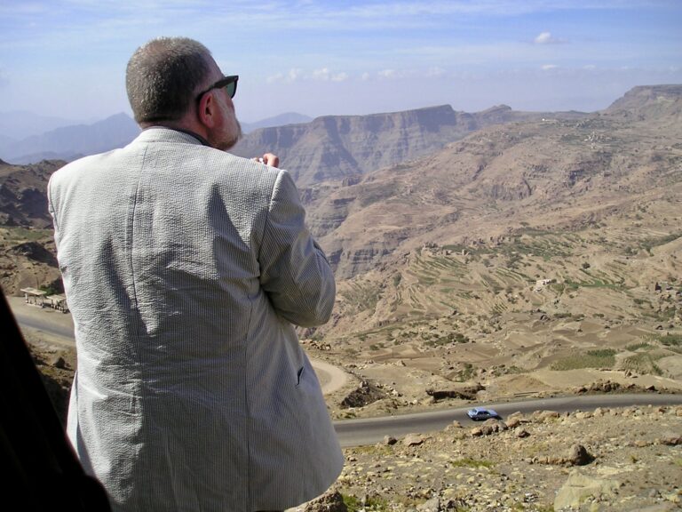 Peter Brötzmann -2004 - Yemen. Photo by Uli Armbruster